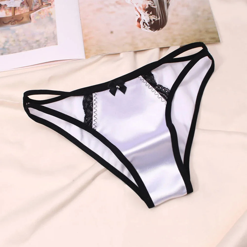 Satin Stretch See-Through Side Panty