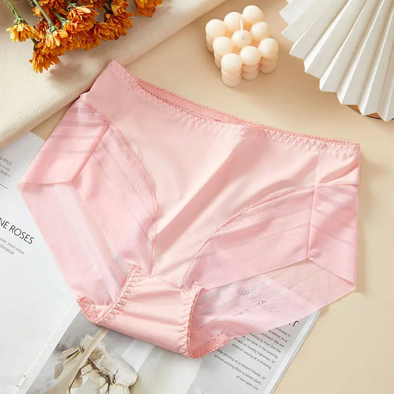 Plus Sized Stripped High Rise Panties