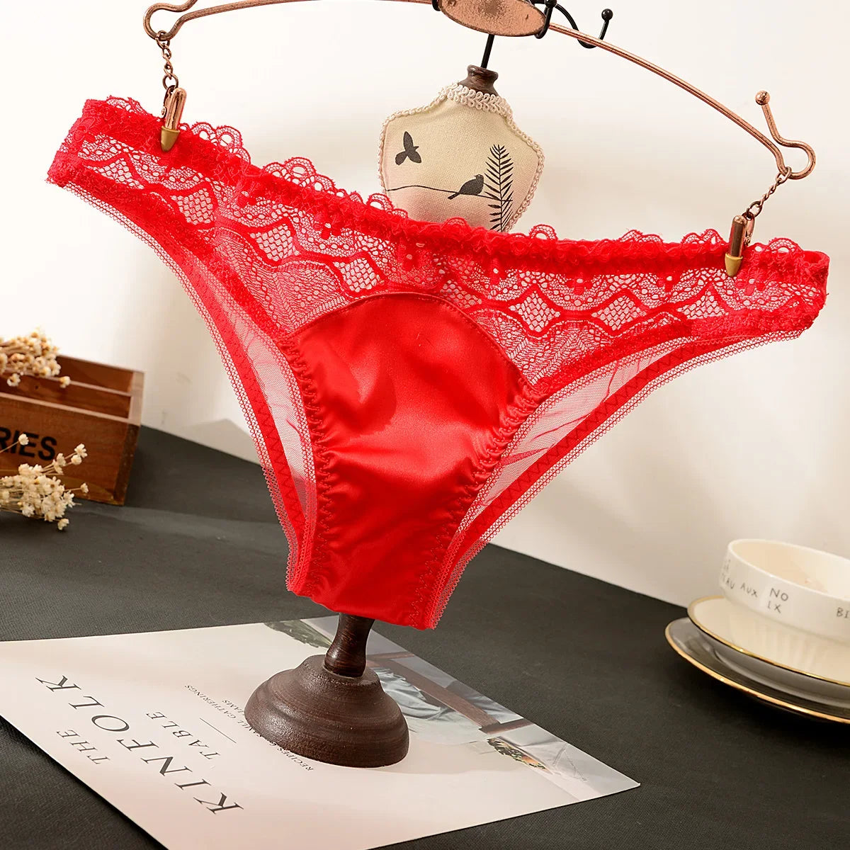 The Mesh & Satin Panty