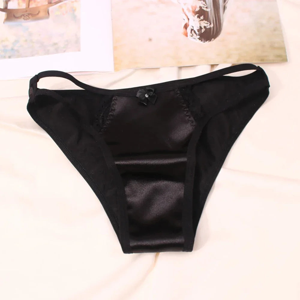 Satin Stretch See-Through Side Panty