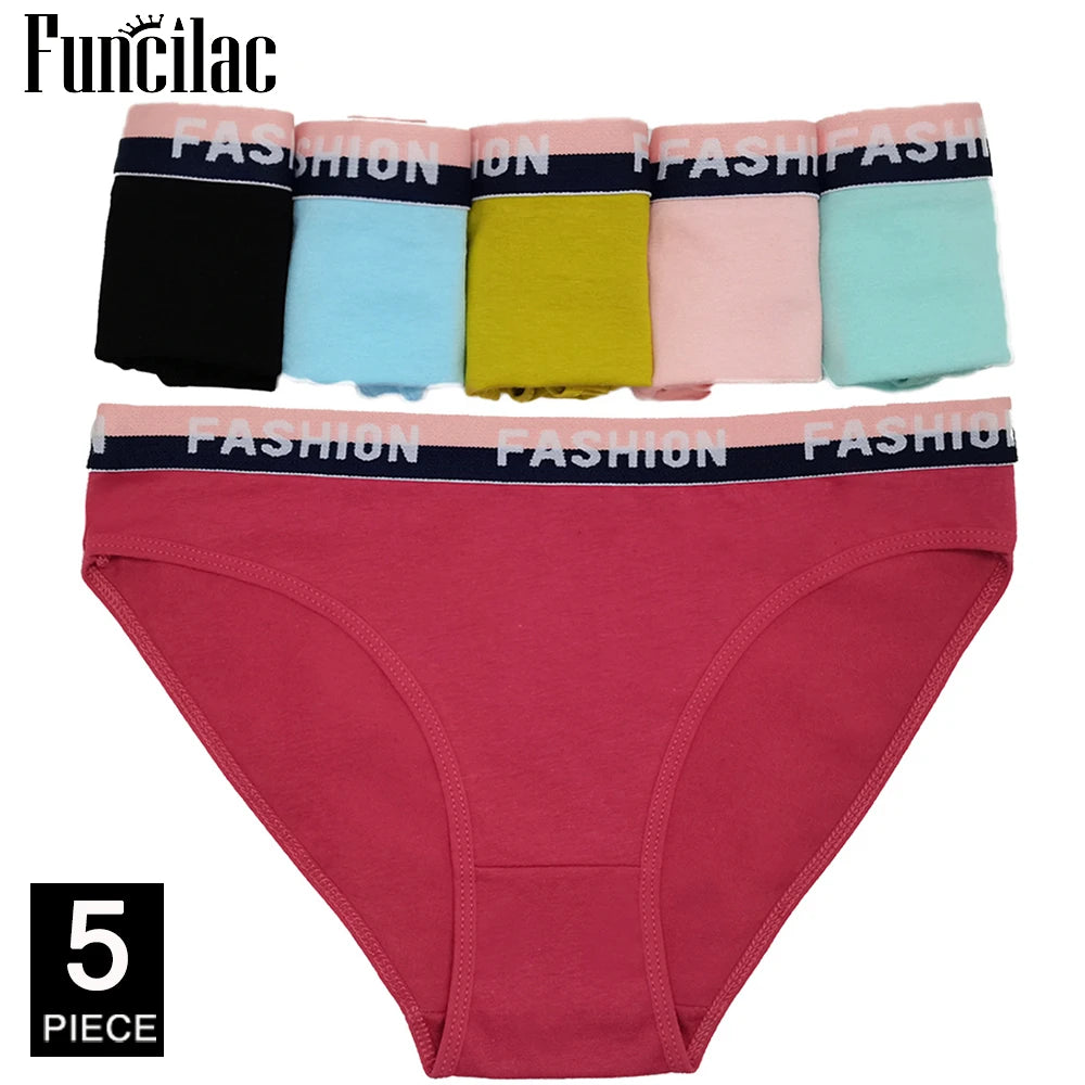 Cotton Striped Underwear 5 pcs/Set