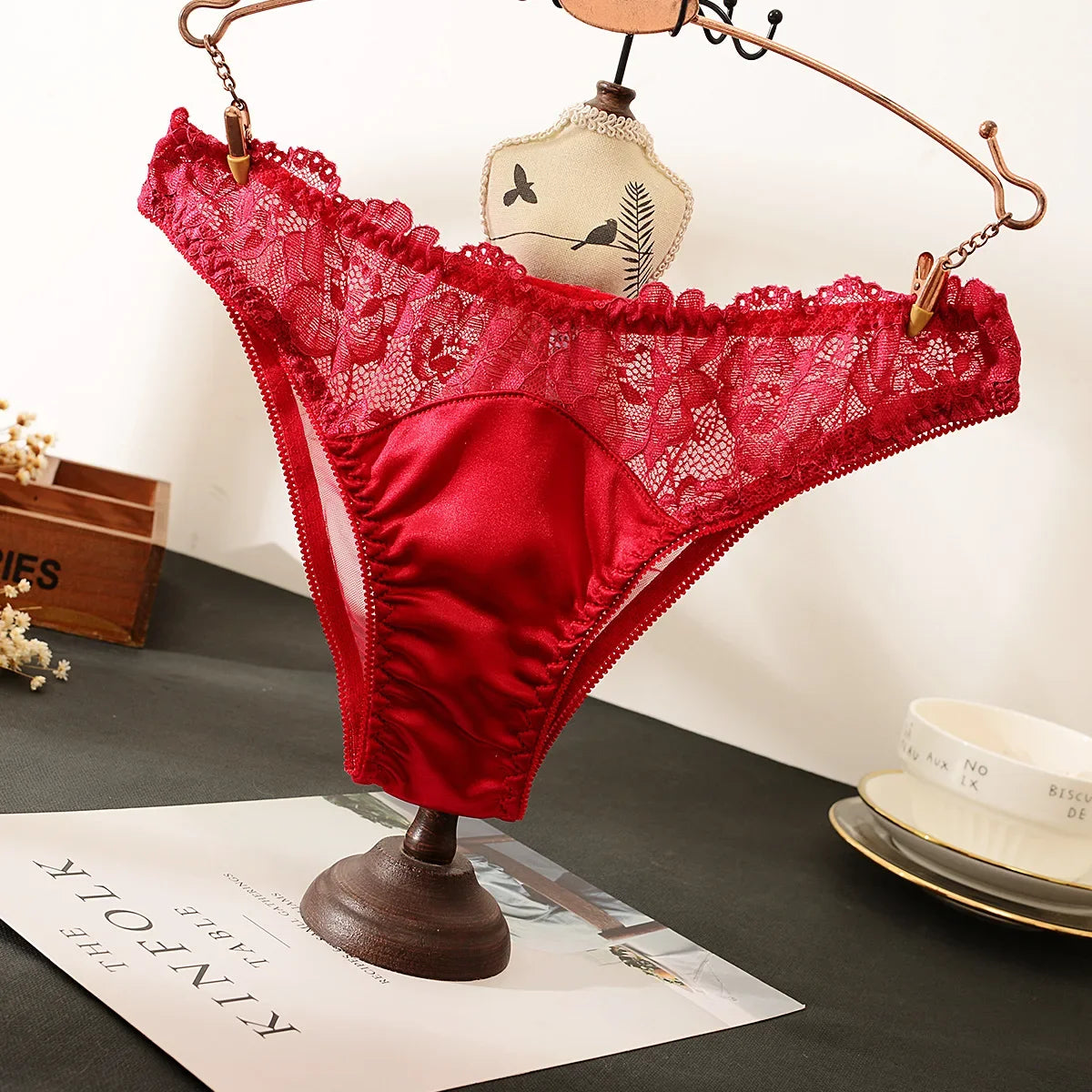 The Mesh & Satin Panty