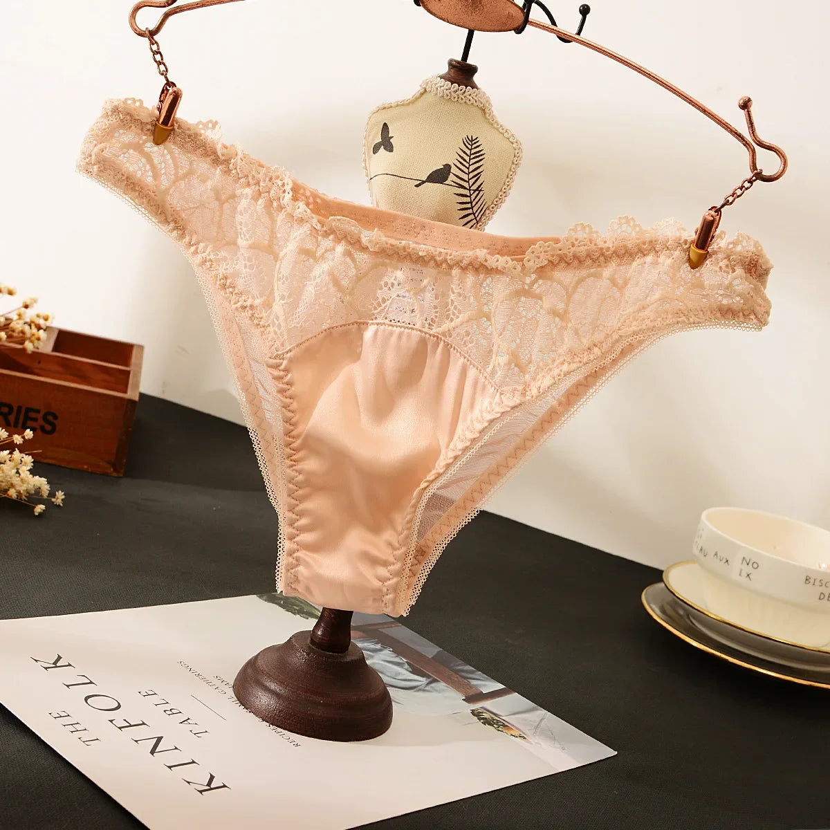The Mesh & Satin Panty