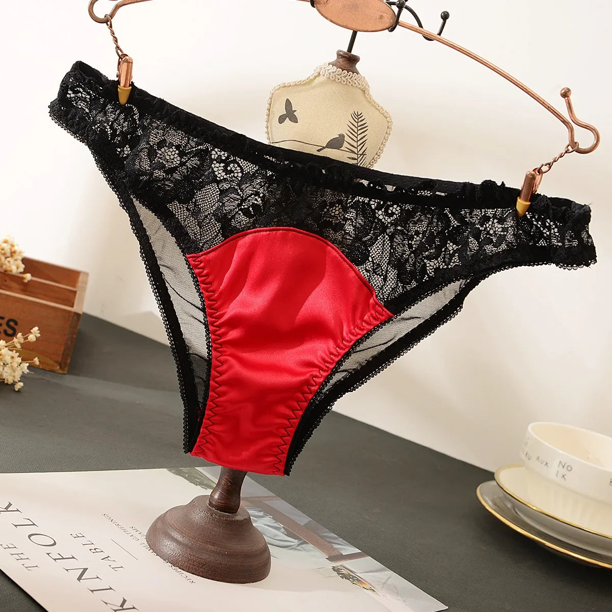 The Mesh & Satin Panty