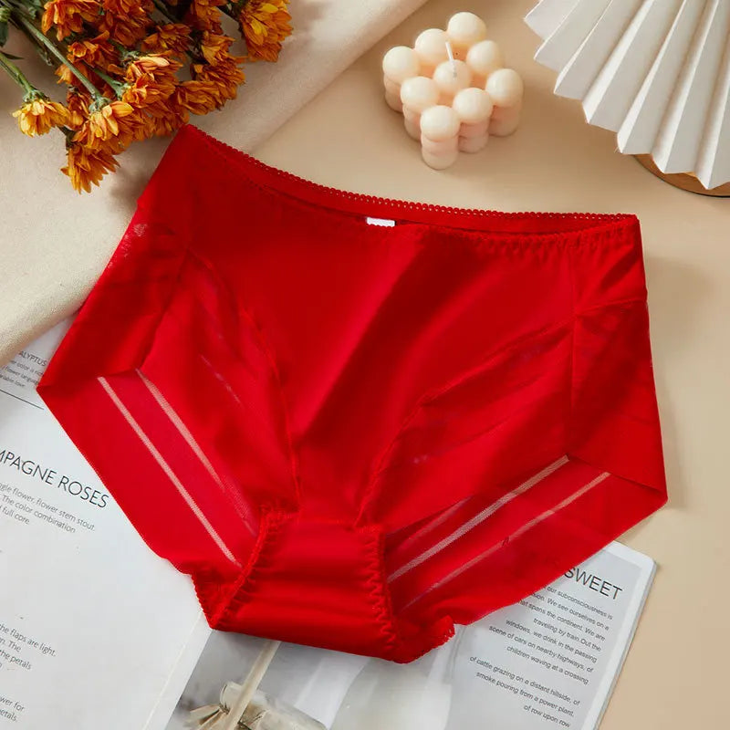 Plus Sized Stripped High Rise Panties
