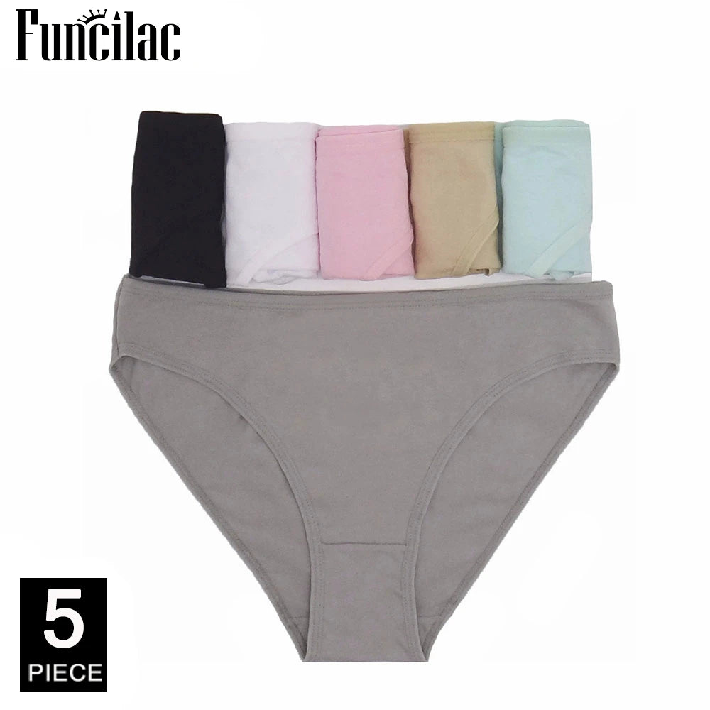 Cotton Striped Underwear 5 pcs/Set