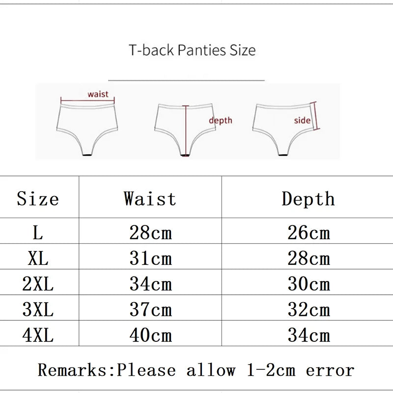 Plus Sized Stripped High Rise Panties