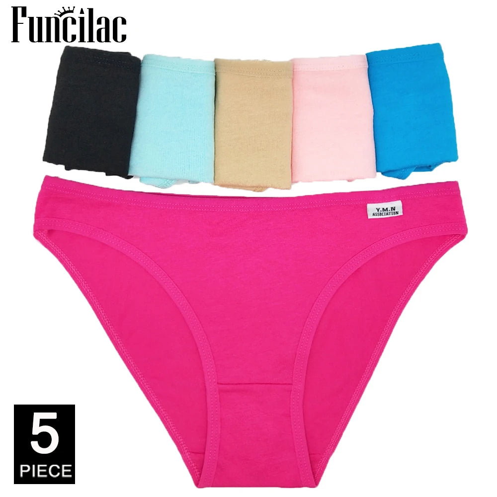 Cotton Striped Underwear 5 pcs/Set