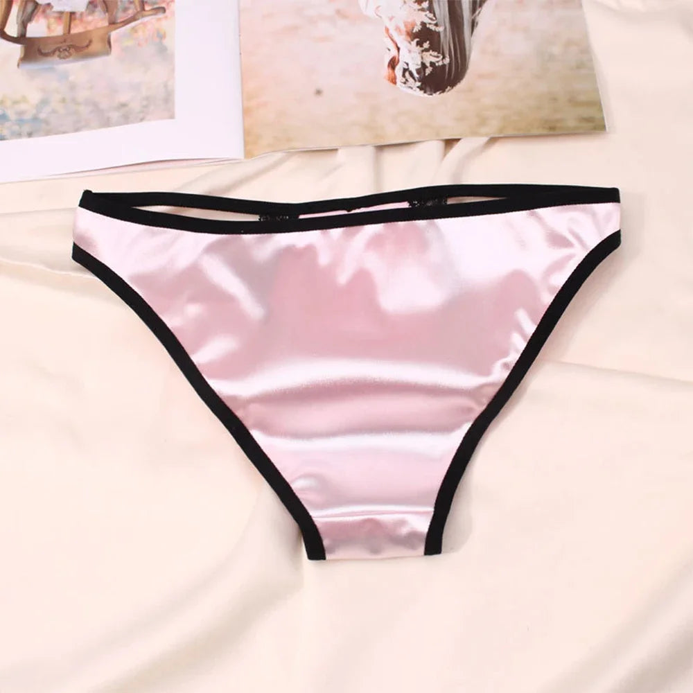 Satin Stretch See-Through Side Panty