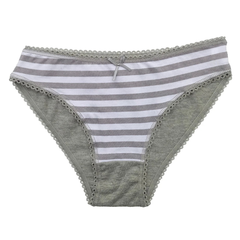 Cotton Striped Underwear 5 pcs/Set