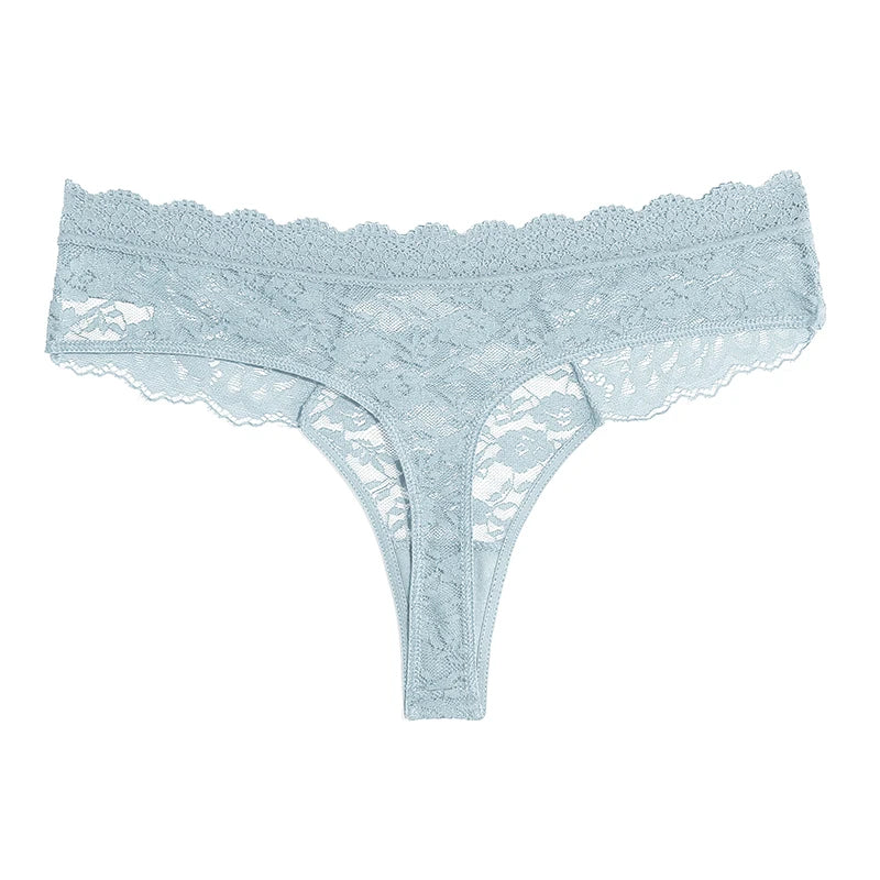 Lace Thong Hollow Out Panties