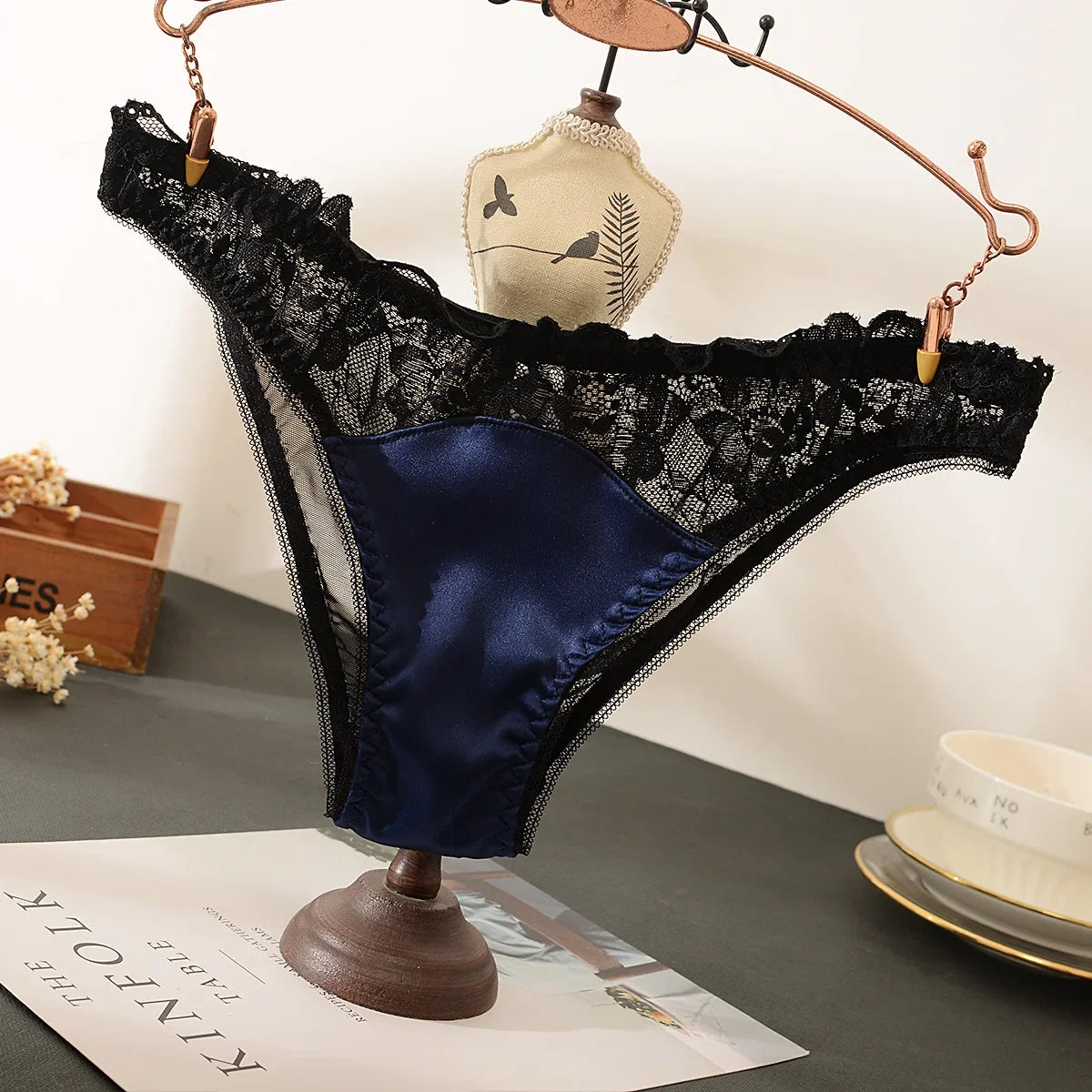 The Mesh & Satin Panty