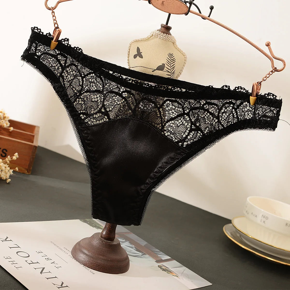 The Mesh & Satin Panty