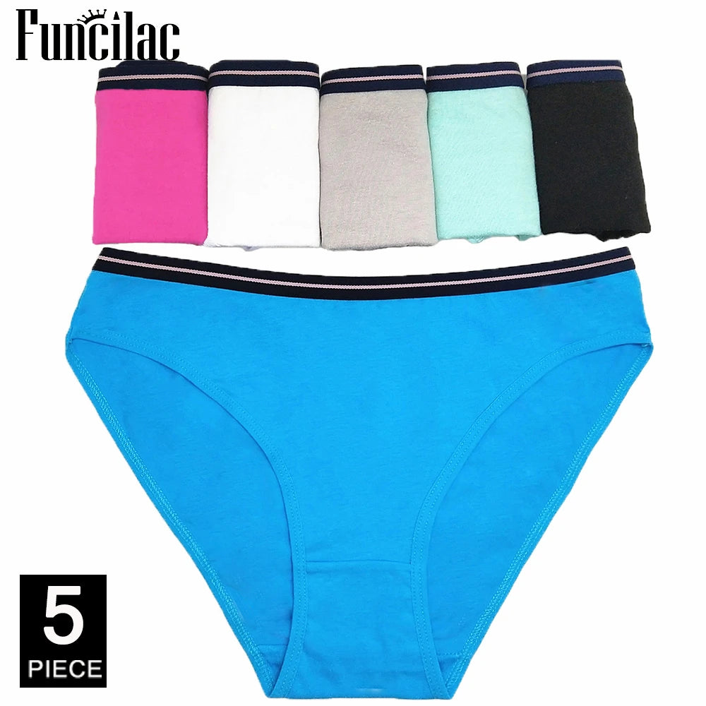 Cotton Striped Underwear 5 pcs/Set