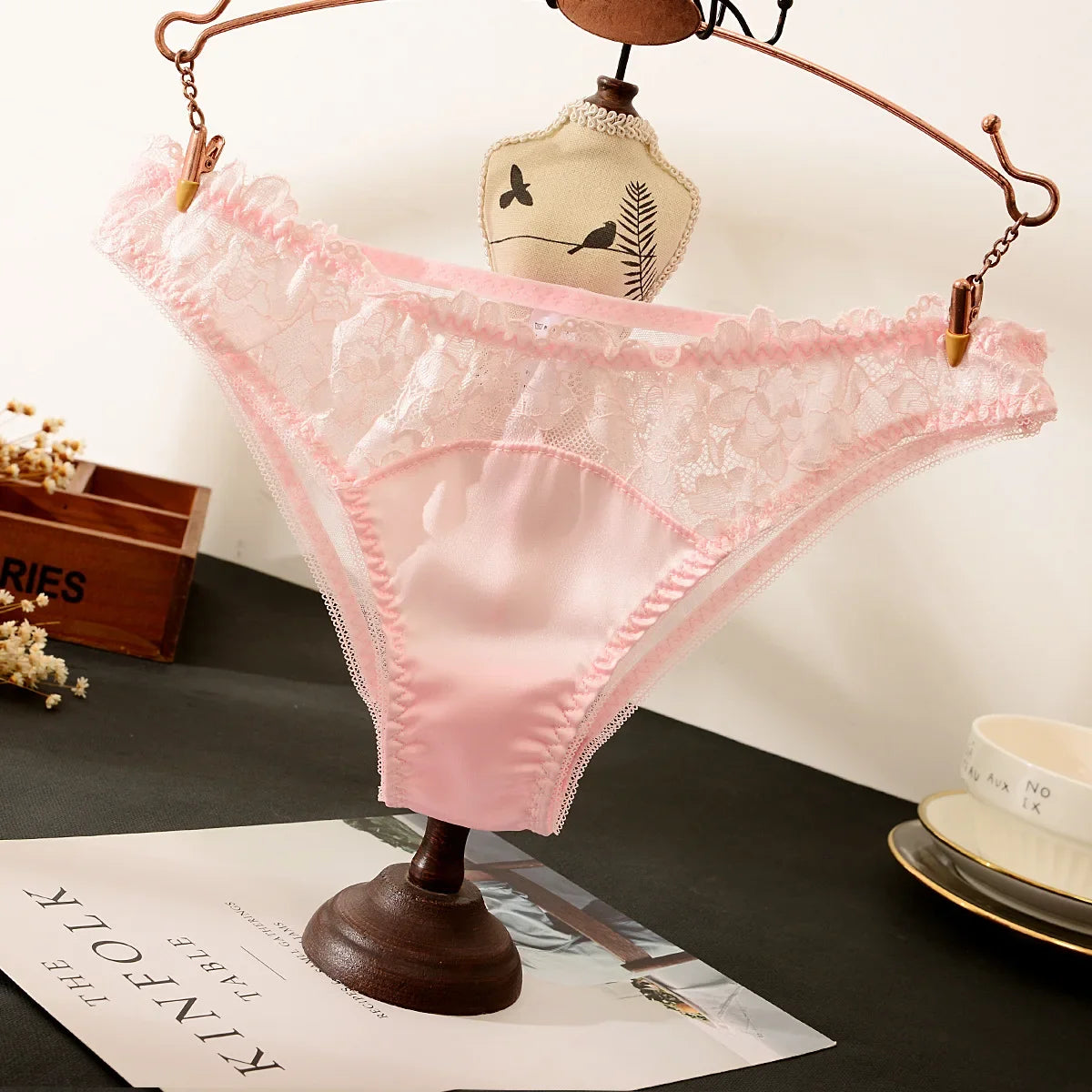 The Mesh & Satin Panty