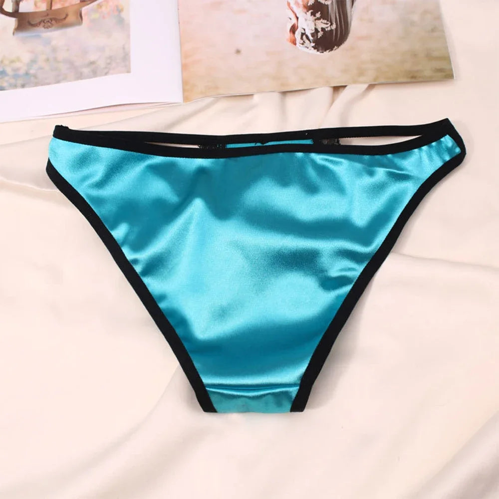 Satin Stretch See-Through Side Panty