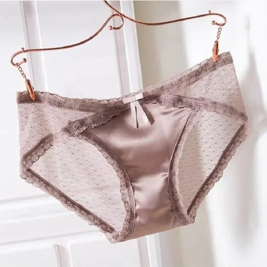 Satin Lace Underwear