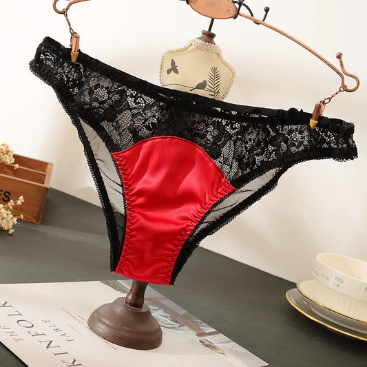 The Mesh & Satin Panty
