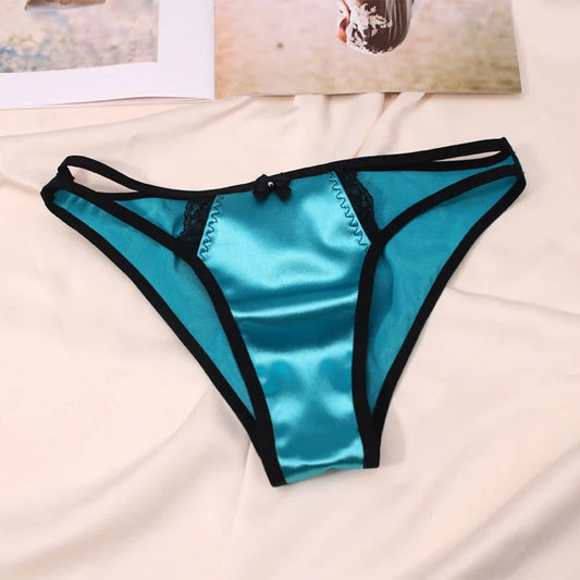 Satin Stretch See-Through Side Panty